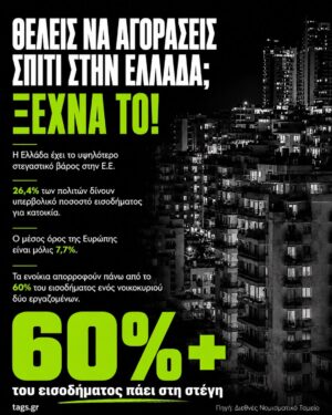 Θέλεις να αγοράσεις σπίτι στην Ελλάδα; Ξέχνα το!